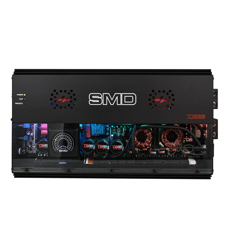 DS18 SMD-5000.1D 5000W RMS Class D Monoblock Amplifier Made In Korea