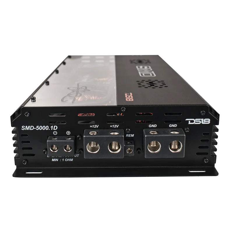 DS18 SMD-5000.1D 5000W RMS Class D Monoblock Amplifier Made In Korea
