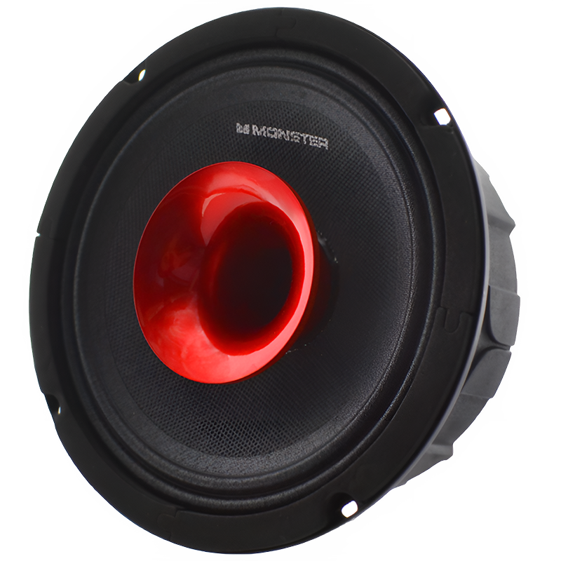 Monster SMD653 6.5" 650W RMS Midrange Speaker w/ Horn 8-Ohm (Single)