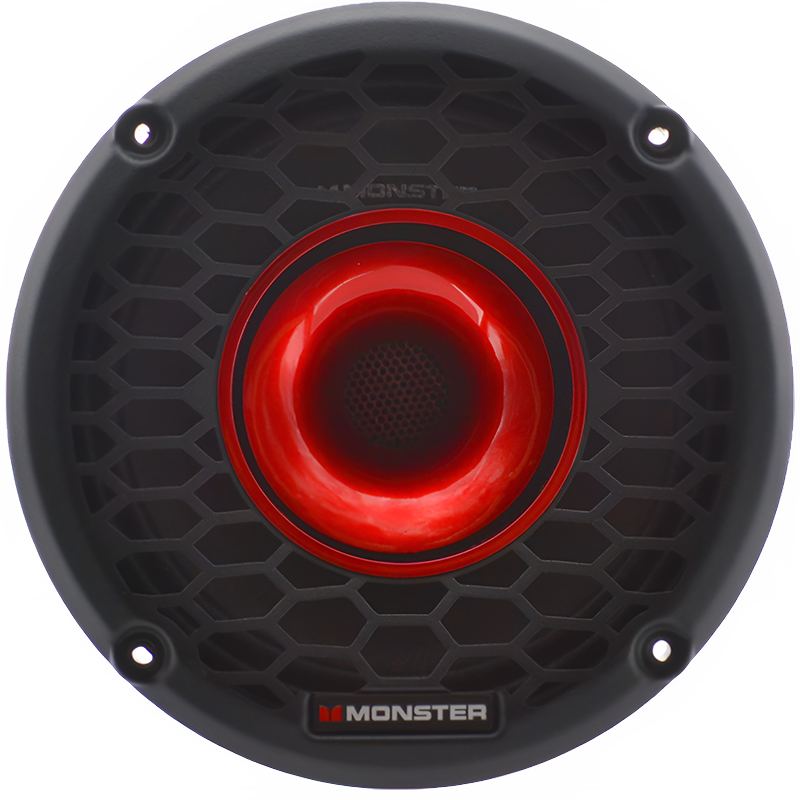 Monster SMD653 6.5" 650W RMS Midrange Speaker w/ Horn 8-Ohm (Single)