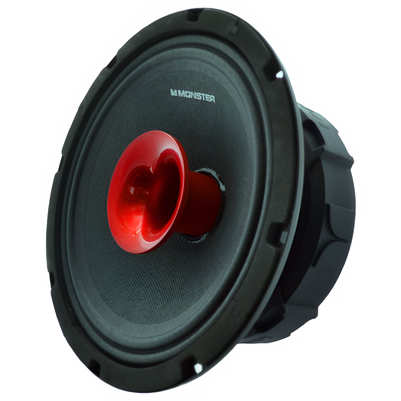 Monster SMD803 8" 700W RMS Midrange Speaker w/ Horn 8-Ohm (Single)