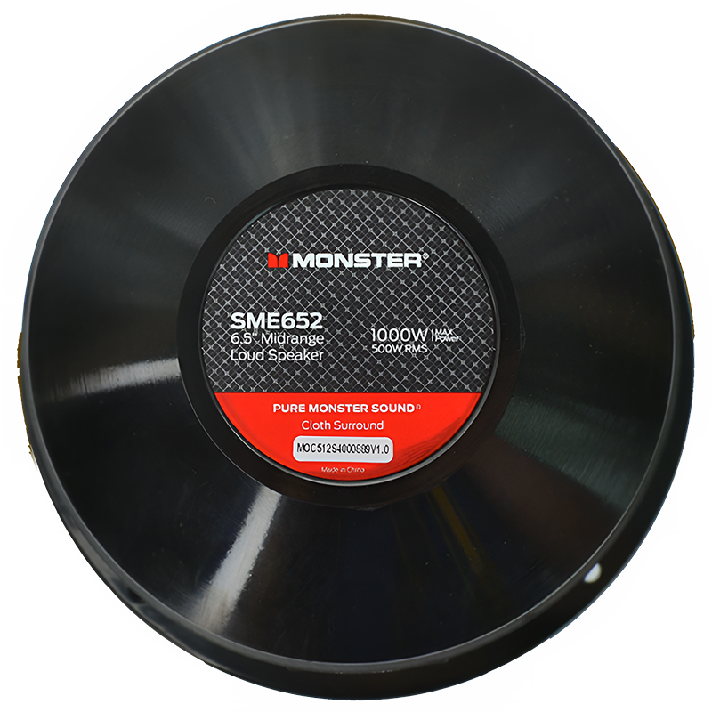 Monster SME652 6.5" 500W RMS Midrange Speaker 8-Ohm (Single)