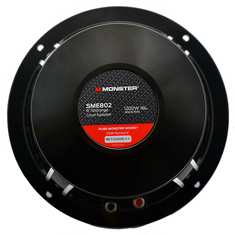 Monster SME802 8″ 600W RMS Midrange Speaker 8-Ohm (Single)