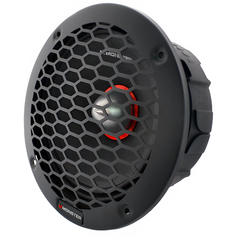 Monster SMM655 6.5" 400W RMS Midrange Speaker 8-Ohm (Single)