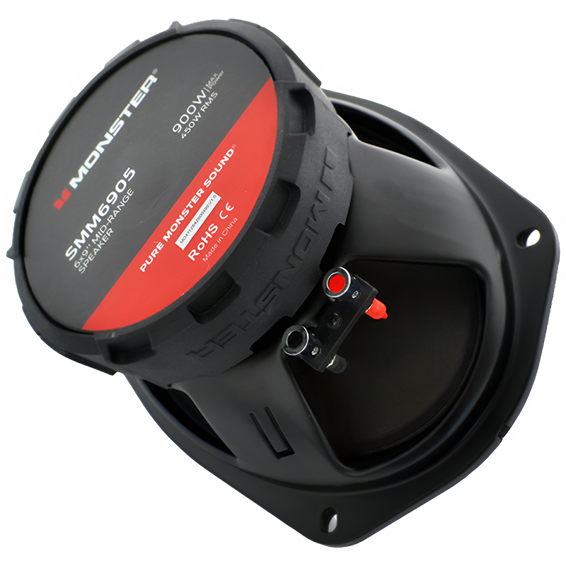 Monster SMM6905 6"×9″ 450W RMS Midrange Speaker 8-Ohm (Single)