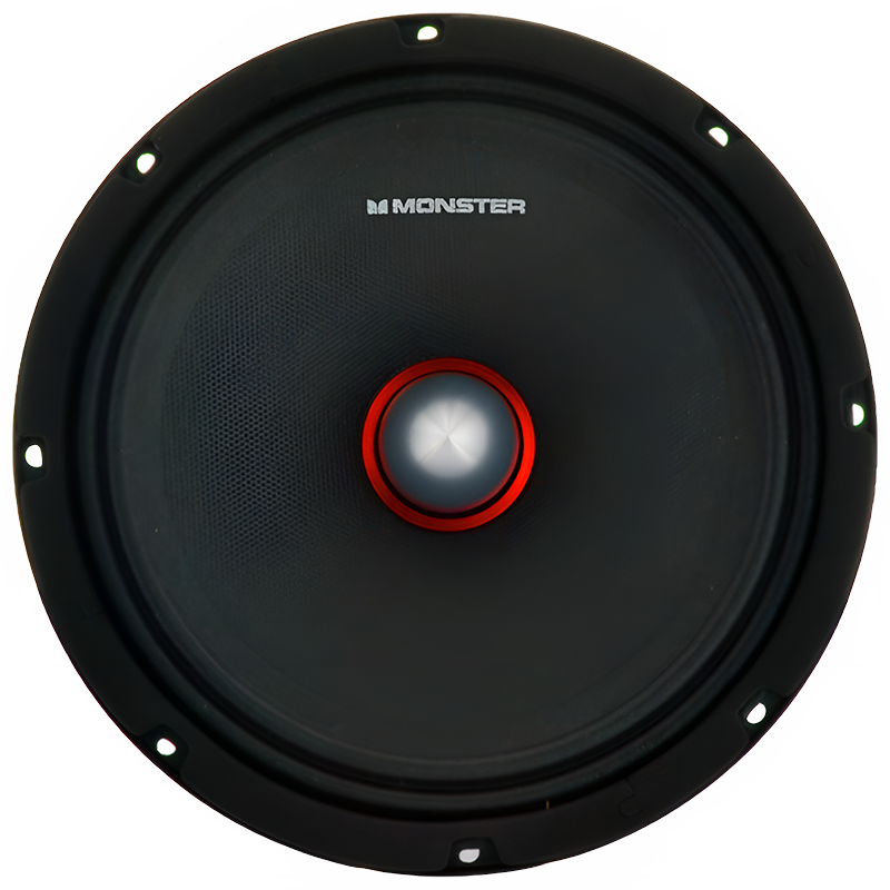 Monster SMM805 8" 450W RMS Midrange 8" Midrange Speaker 8-Ohm (Single)