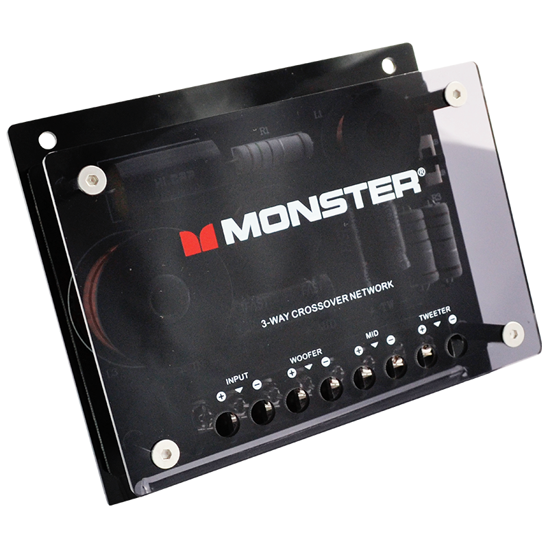 Monster SPE653 6.5" 300W RMS 3-Way Component SQ Speakers (Pair)
