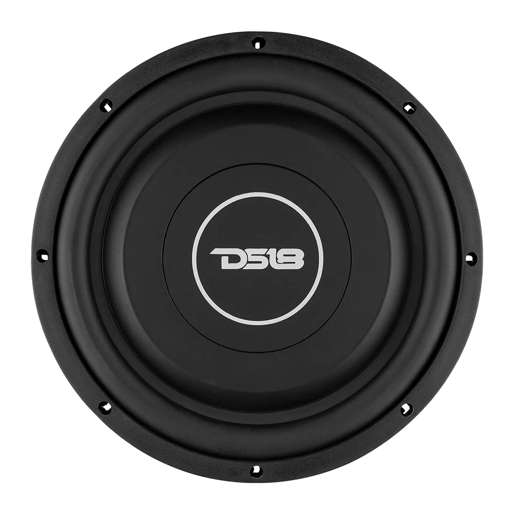 DS18 SRW10.4D Shallow 10" Subwoofer 200 Watts DVC 4-Ohm