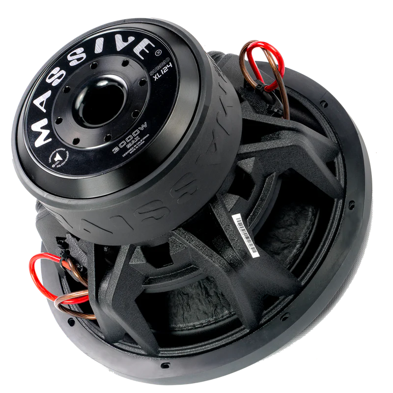 Massive Audio SUMMOXL124 12" 1500W RMS Subwoofer DVC 4-Ohm