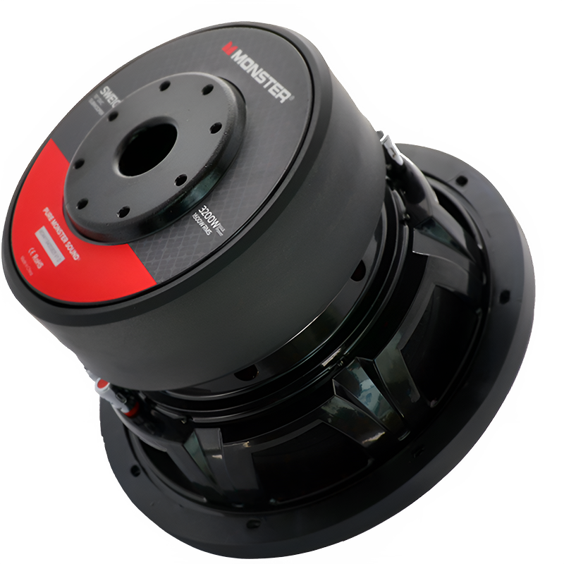Monster SWE101 10″ 1600W RMS Subwoofer DVC 4-Ohm