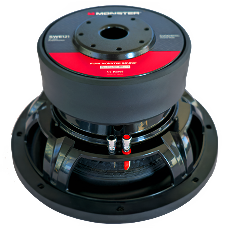 Monster SWE121 12″ 1700W RMS Subwoofer DVC 4-Ohm
