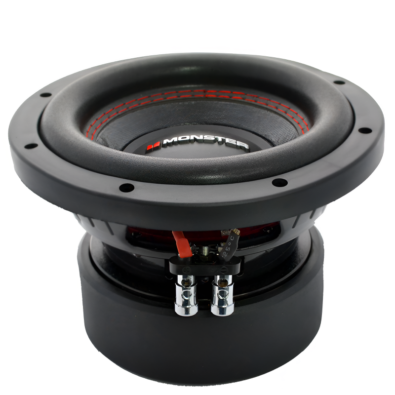 Monster SWE801 8″ 500W RMS Subwoofer DVC 4-Ohm