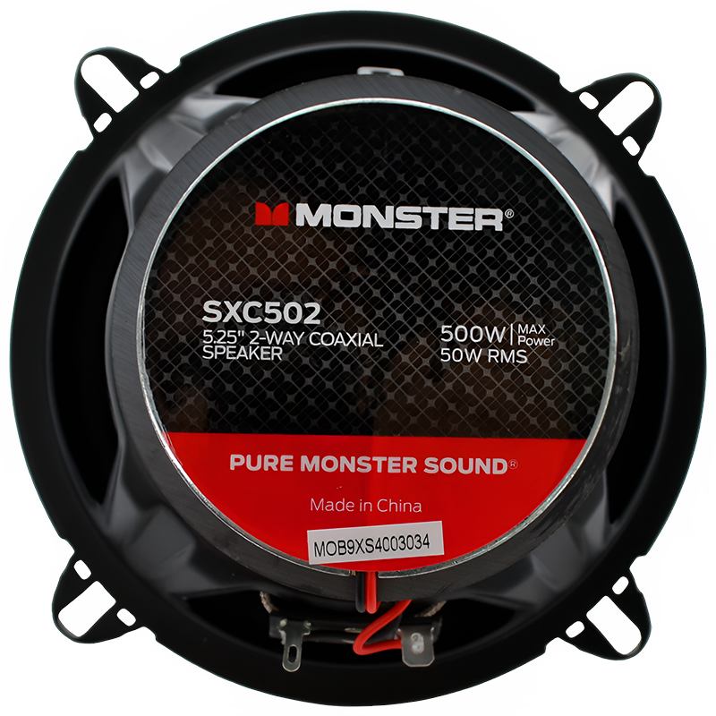 Monster SXC502 5.25" 2-Way Coaxial Speakers 5.25″ (Pair)