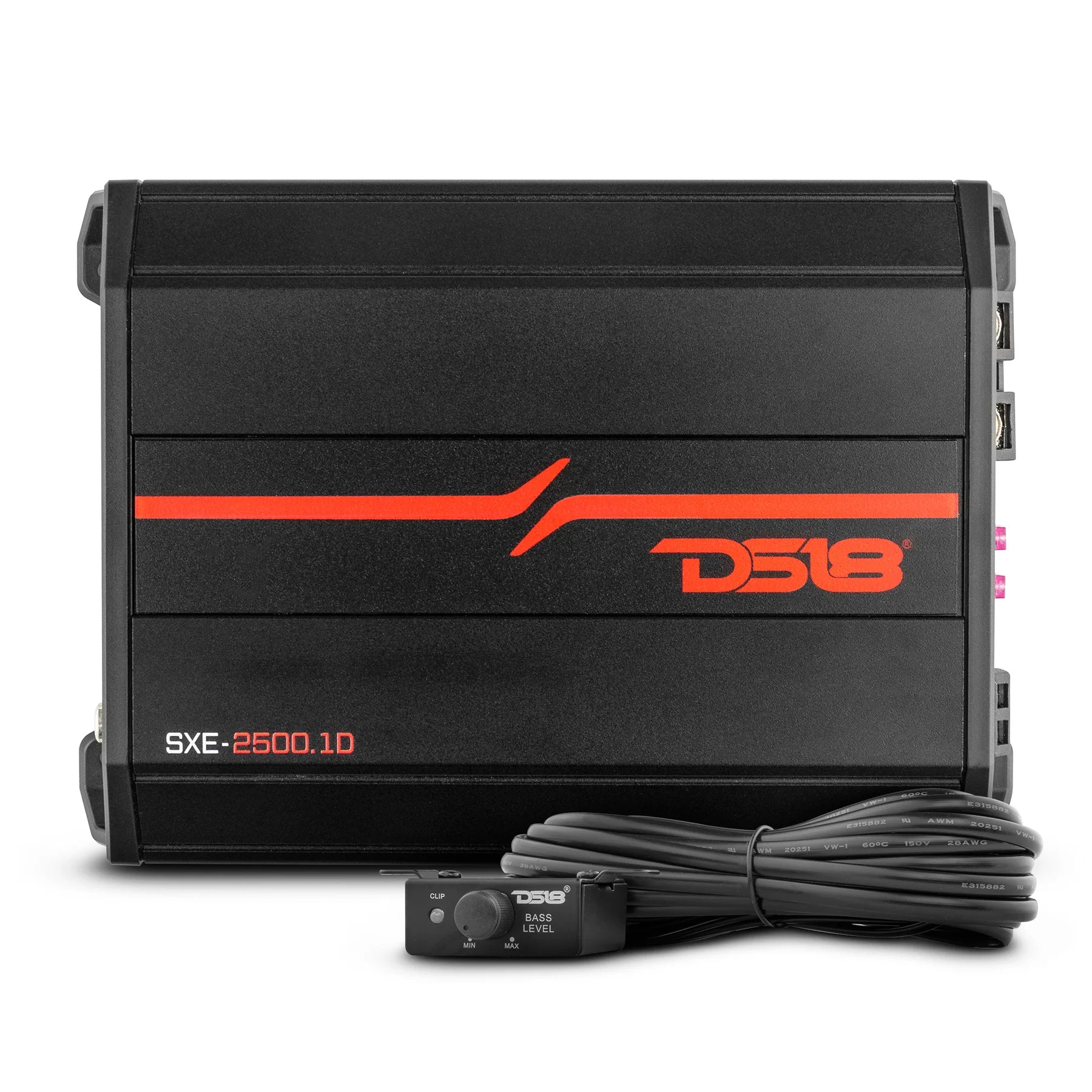 DS18 SXE-2500.1D SXE-2500.1D Class D 1-Channel Monoblock Car Amplifier 800 Watts @ 1-Ohm
