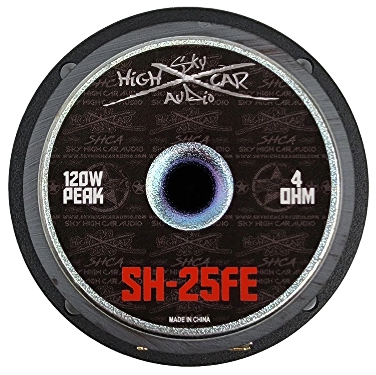 Sky High Car Audio SH-25FE | 2.5-inch Loudspeaker with Carbon Fiber Cone (Pair)