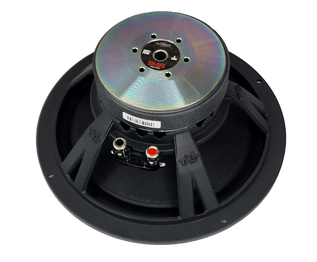 Sky High Car Audio SH-8FE | 8-inch Mid Woofer  w/ Carbon Fiber Cone (Pair)