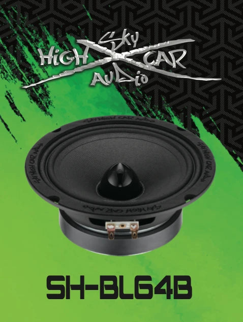 Sky High Car Audio SH-BL64B | 6.5-inch 4 ohm Bullet Midrange Loudspeaker