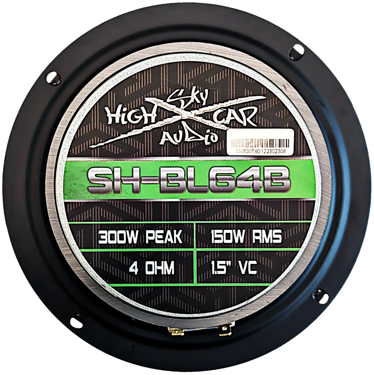 Sky High Car Audio SH-BL64B | 6.5-inch 4 ohm Bullet Midrange Loudspeaker