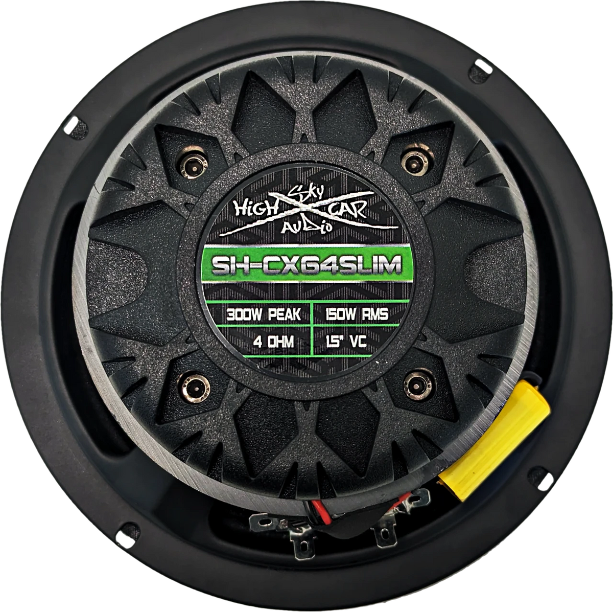 Sky High Car Audio SH-CX64SLIM | 6.5-inch Slim Coaxial Speaker With Compression Driver Horn