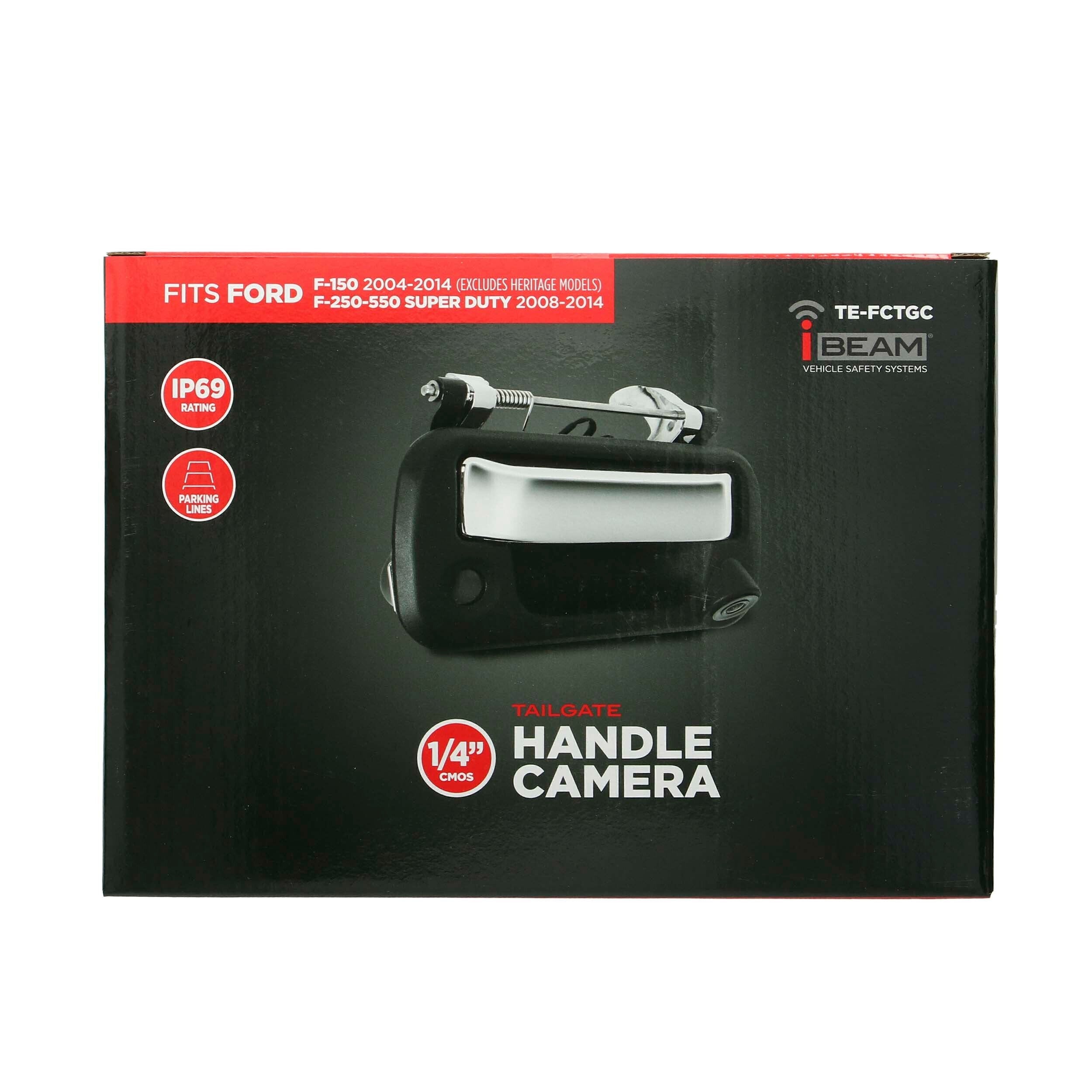 iBEAM TE-FCTGC Ford Chrome Factory Replacement Tailgate Handle Camera