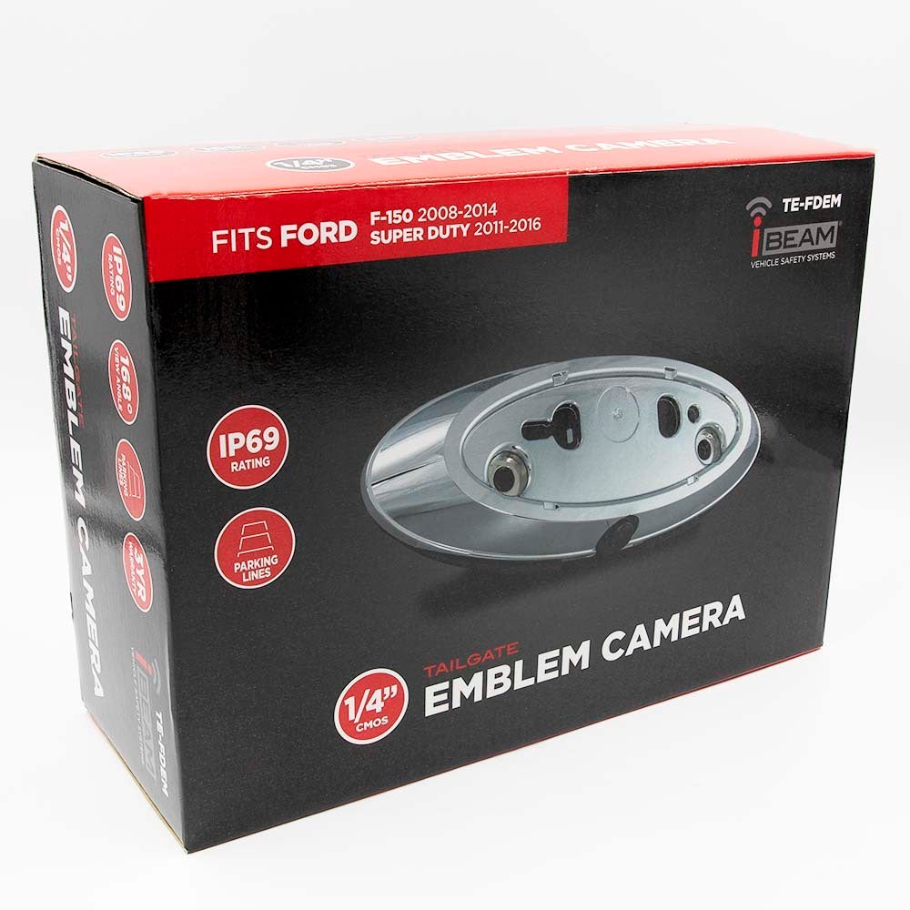 iBEAM TE-FDEM Ford Trucks Emblem Camera 2003-2017