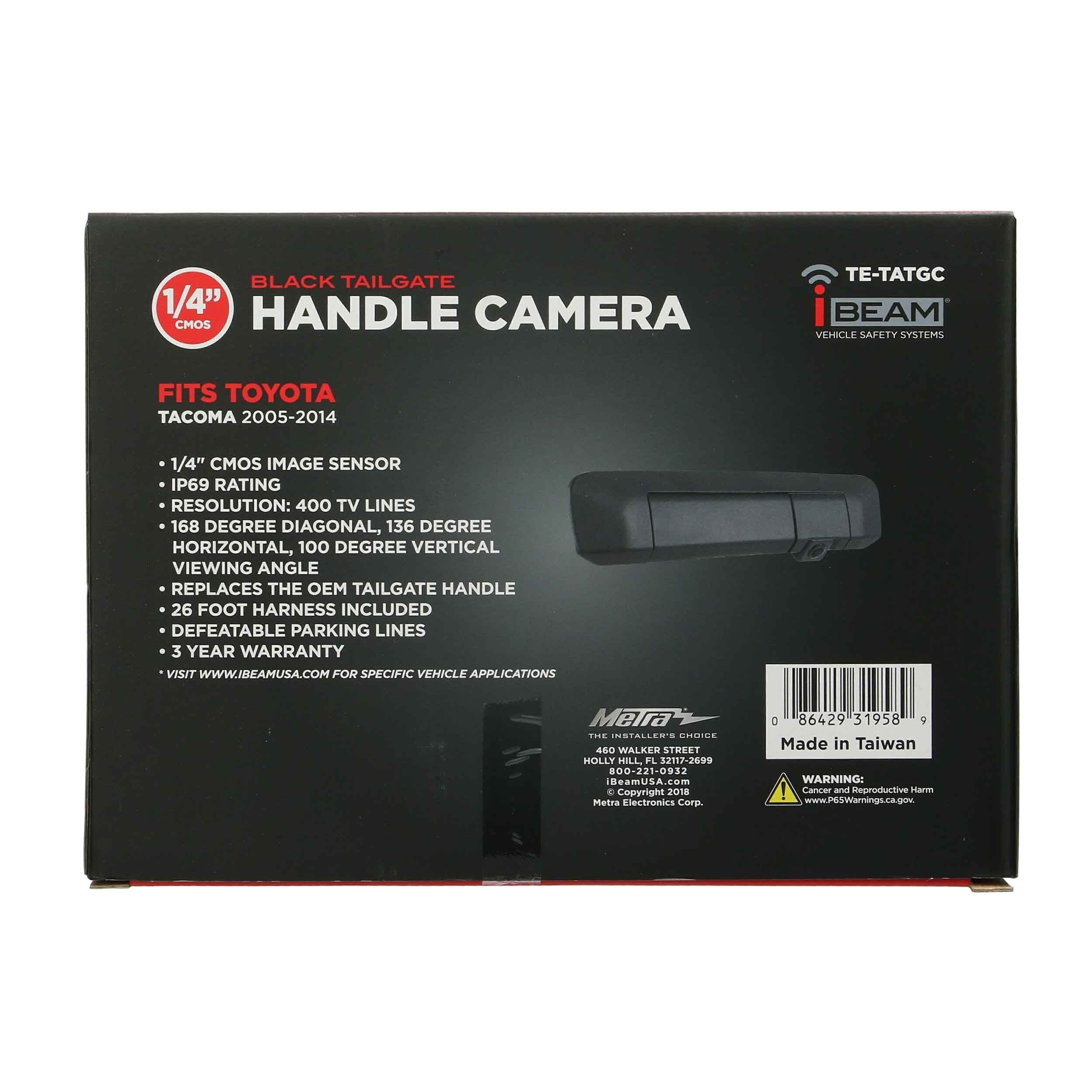 iBEAM TE-TATGC Toyota Tacoma Tailgate Handle Camera