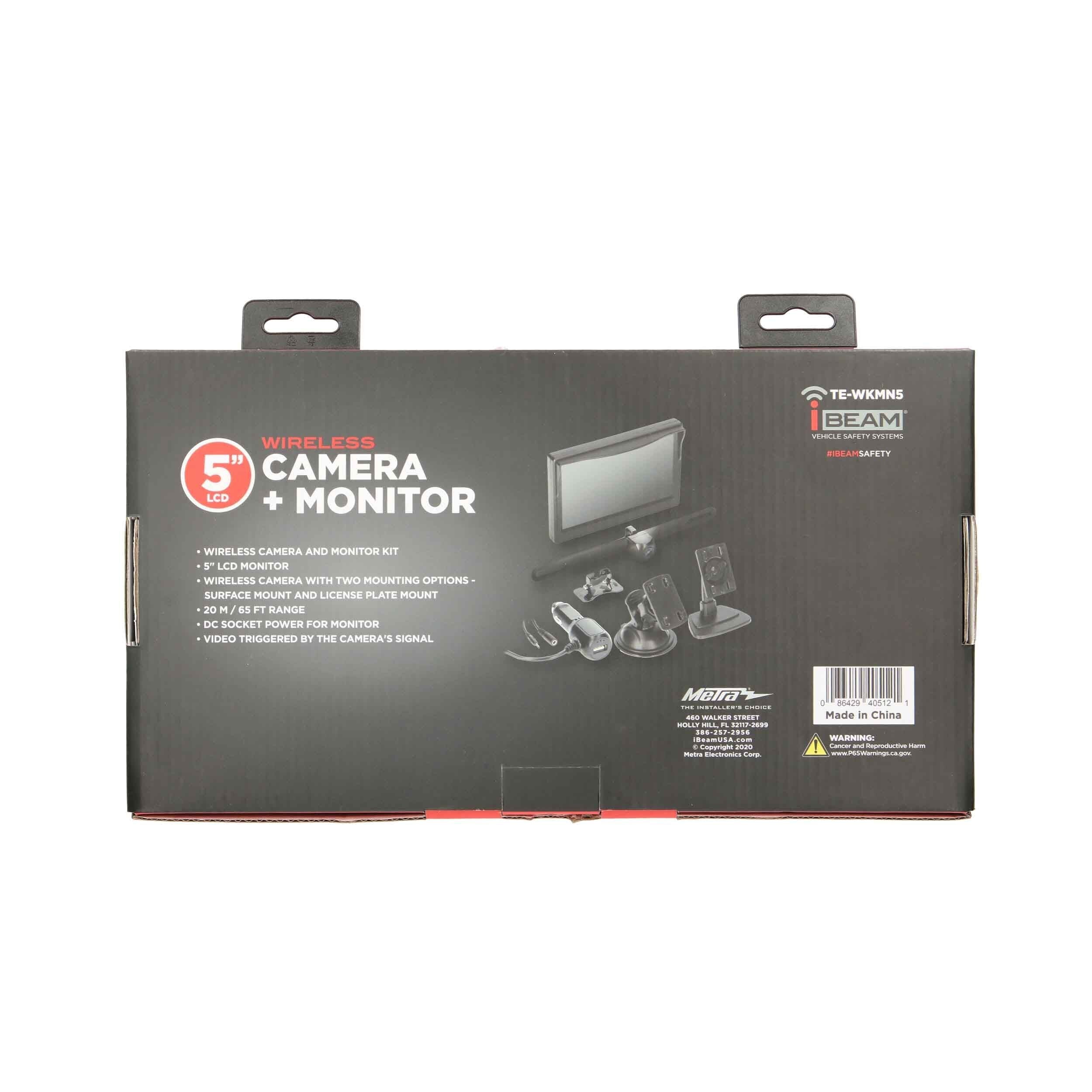 iBEAM TE-WKMN5 Wireless Monitor and Camera Kit - 5 Inch