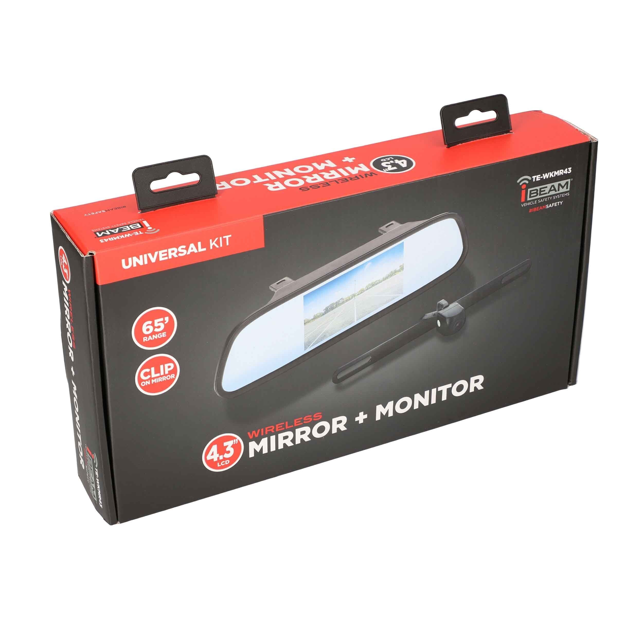iBEAM TE-WKMR43 Wireless 4.3 Inch Mirror/Monitor and Camera