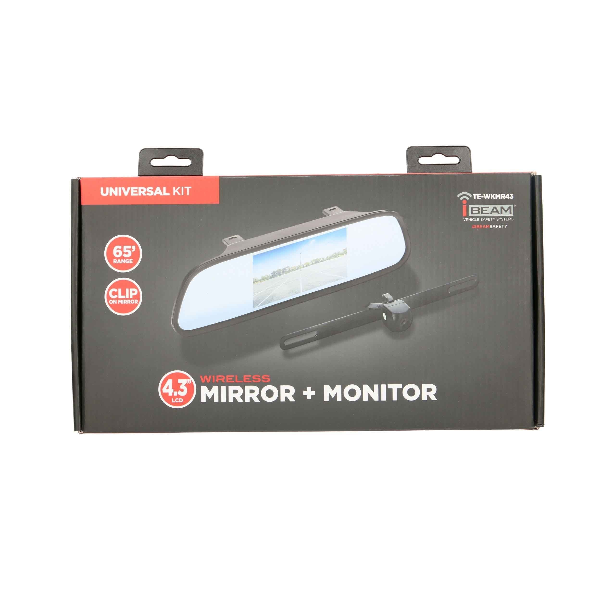 iBEAM TE-WKMR43 Wireless 4.3 Inch Mirror/Monitor and Camera