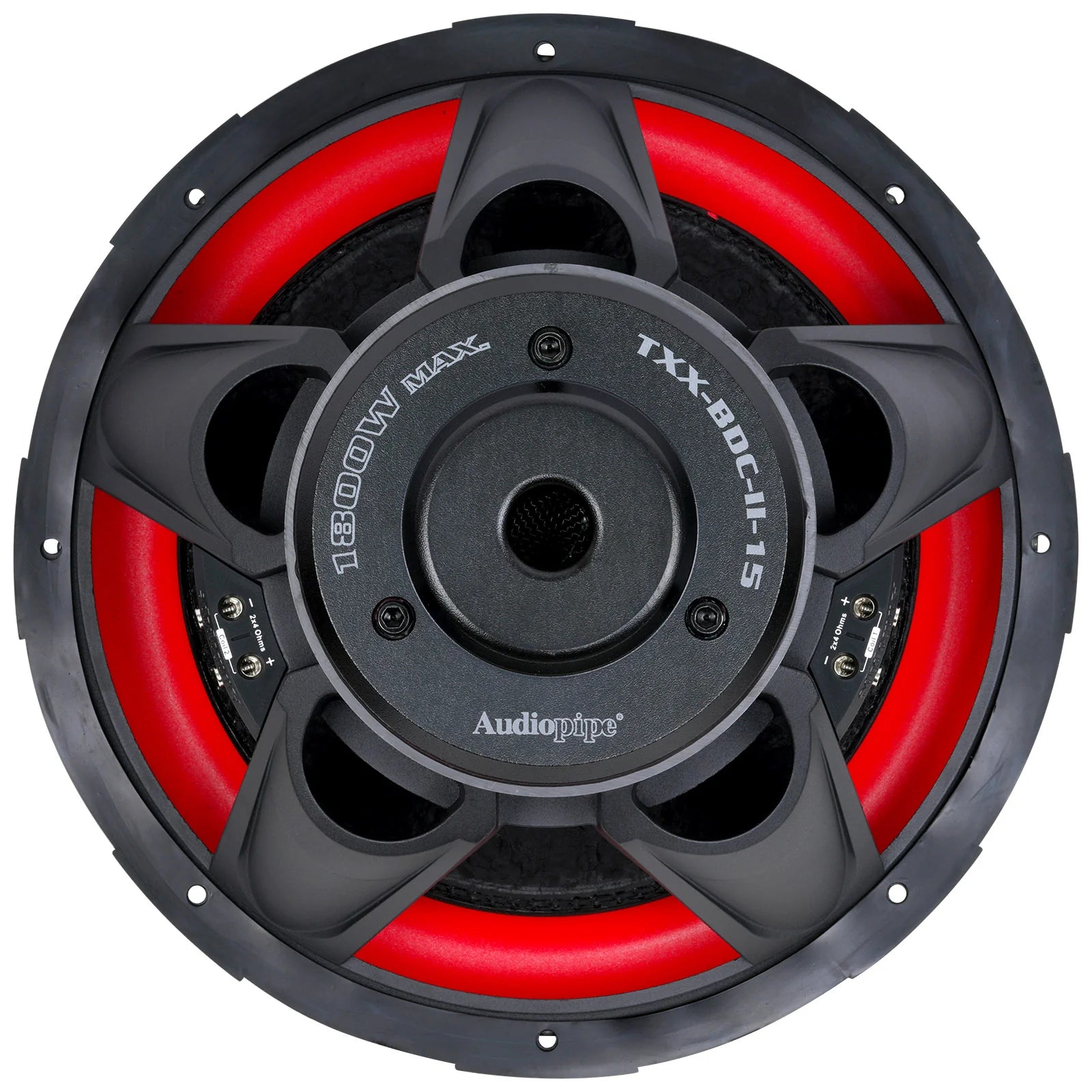 Audiopipe TXX-BDC-II-15 | 15“ 900W RMS Double Stack Composite Cone Subwoofer