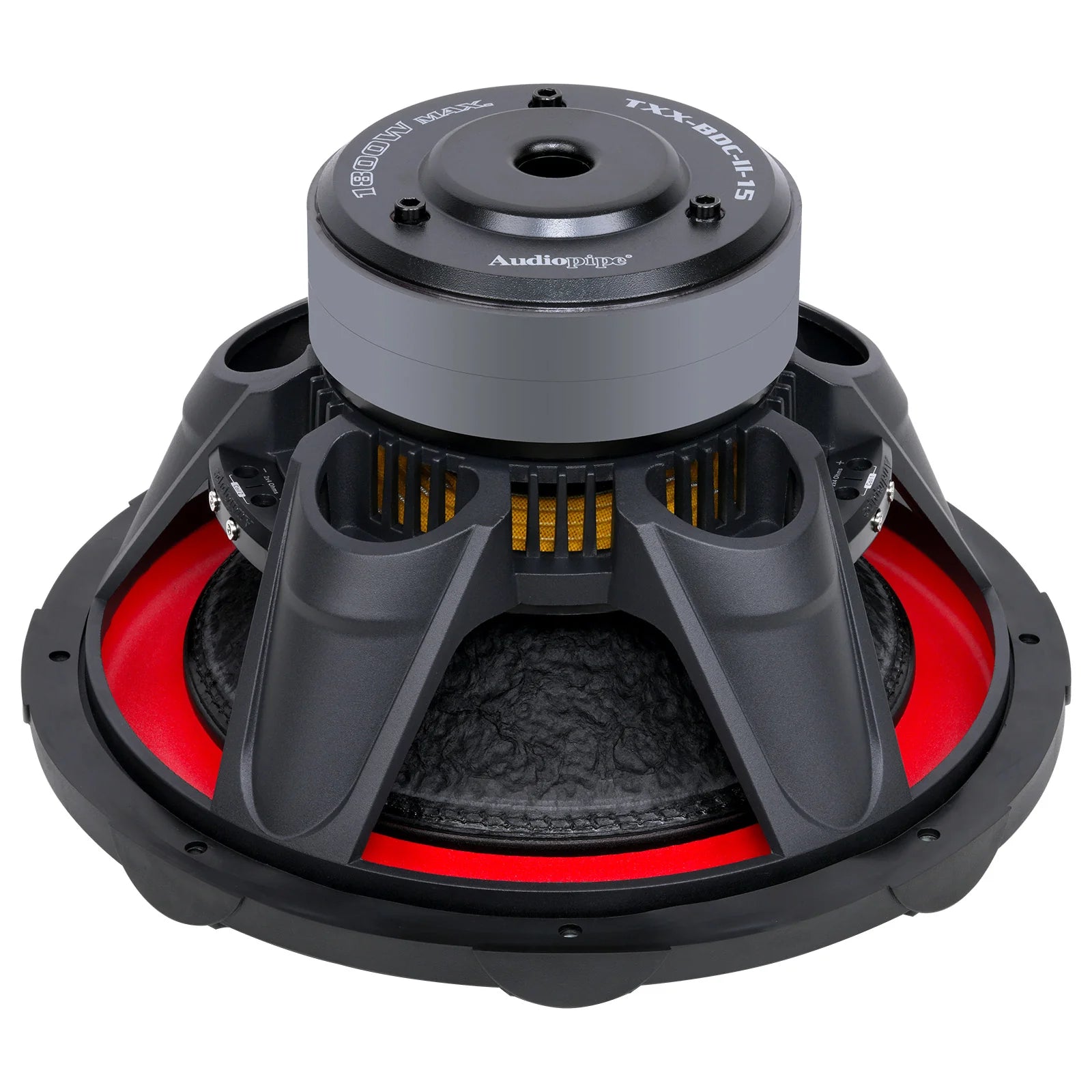 Audiopipe TXX-BDC-II-15 | 15“ 900W RMS Double Stack Composite Cone Subwoofer
