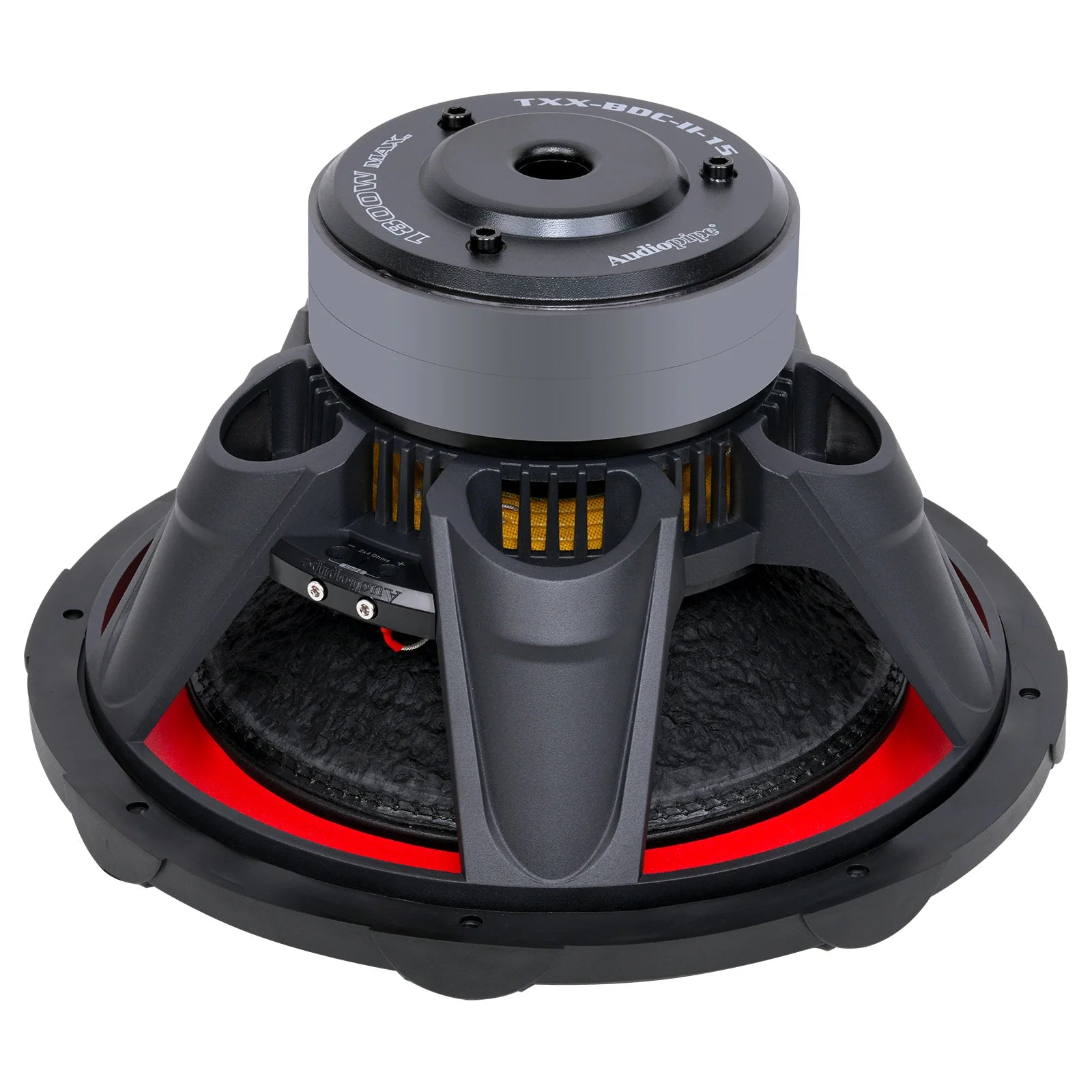 Audiopipe TXX-BDC-II-15 | 15“ 900W RMS Double Stack Composite Cone Subwoofer