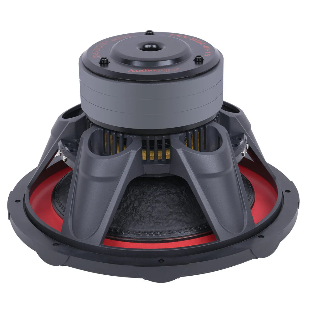 Audiopipe TXX-BDC-III-10 | 10" 700W RMS Triple Stack Composite Cone Subwoofer DVC