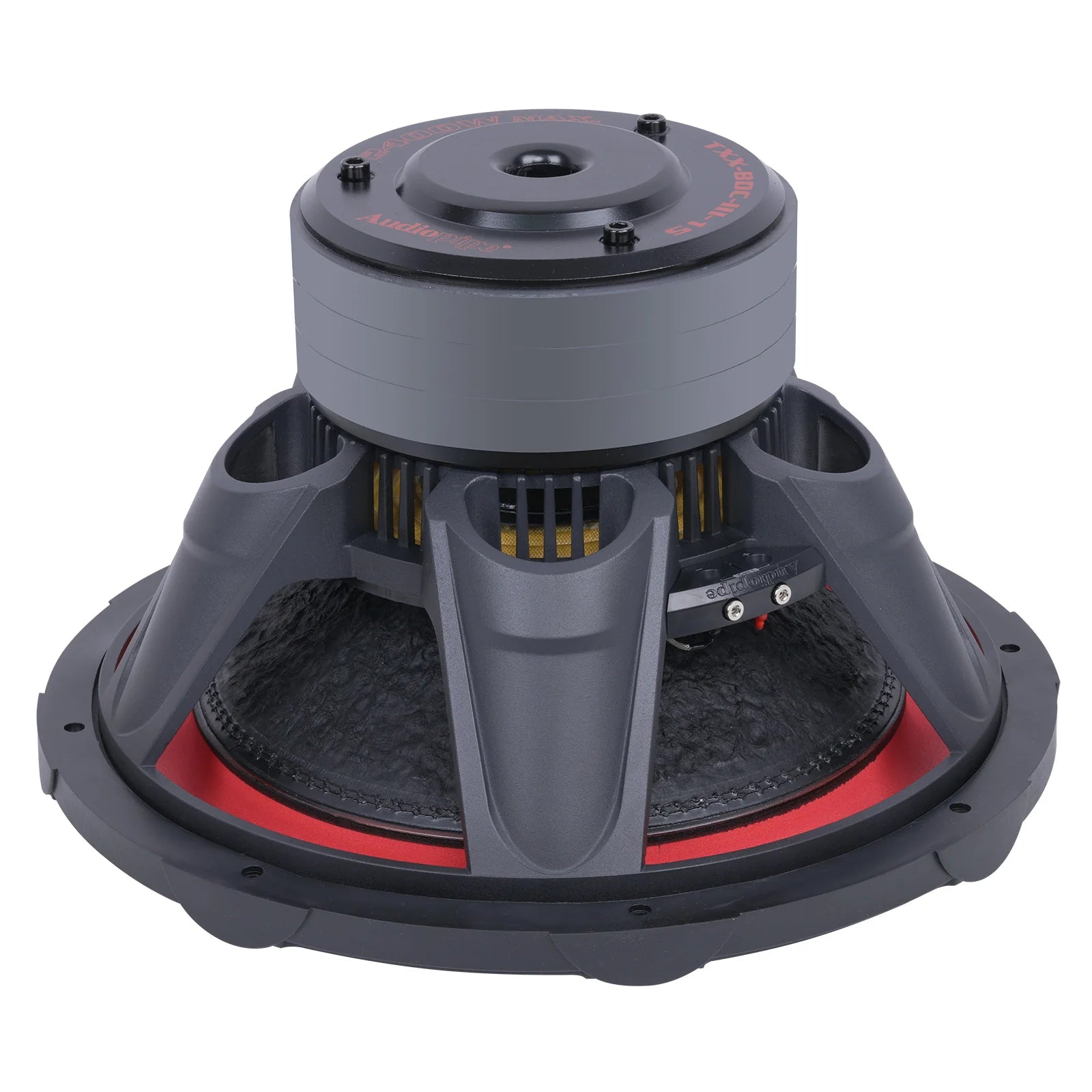 Audiopipe TXX-BDC-III-15 | 15" 1200 RMS Triple Stack Composite Cone Subwoofer