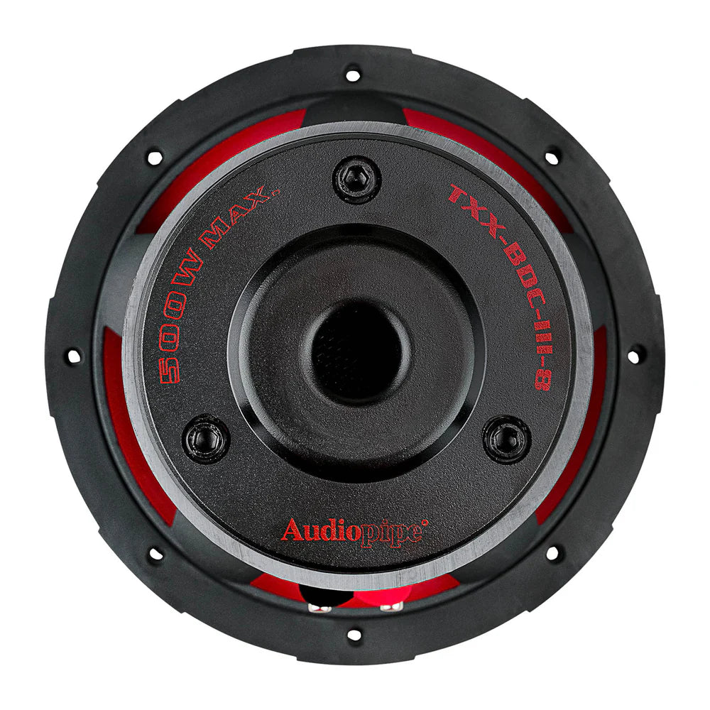 Audiopipe TXX-BDC-III-8 8" 250W RMS Triple Stack Subwoofer DVC 4-Ohm