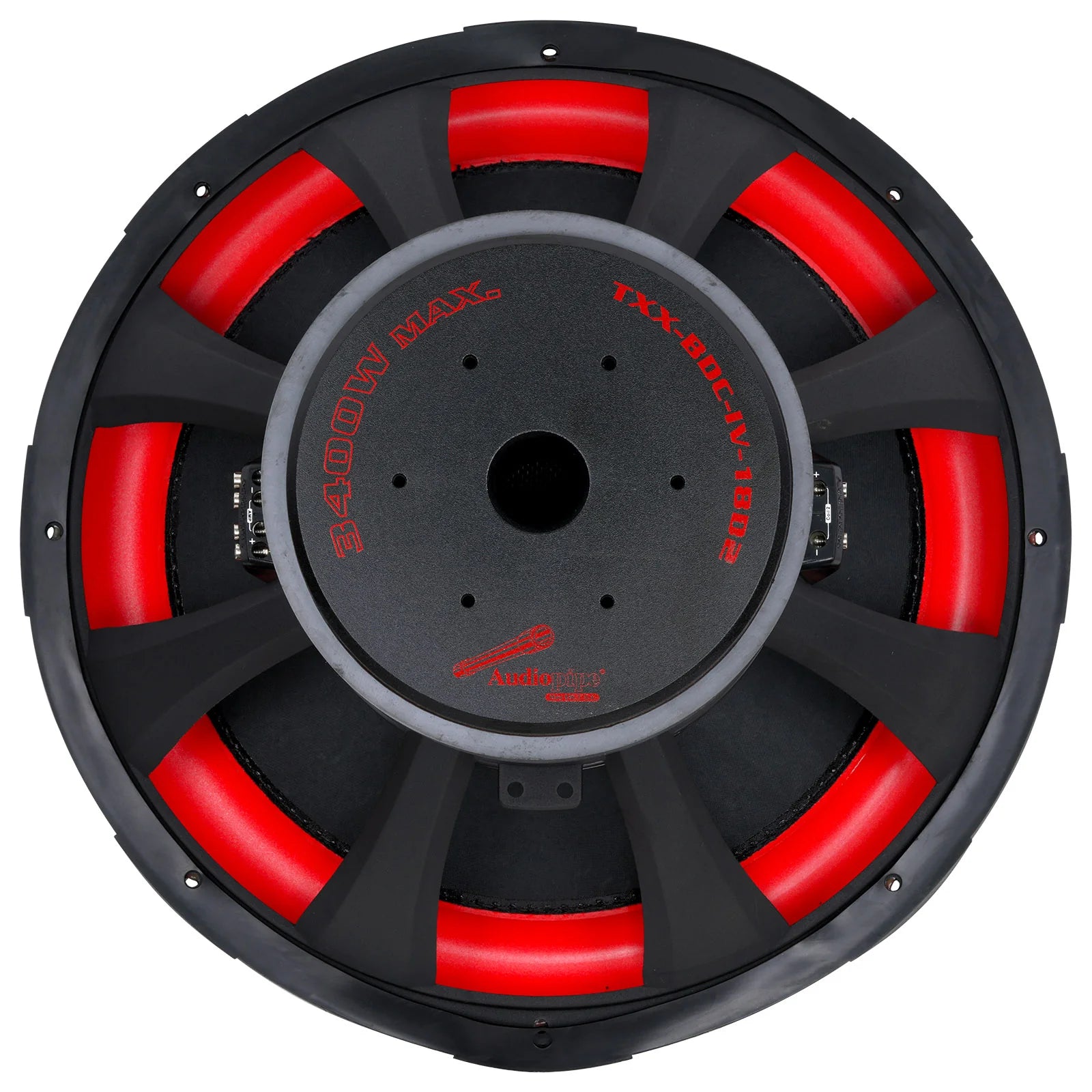 Audiopipe TXX-BDC-IV-18D2 | 18" 1700W RMS Quad Stack Subwoofer DVC 2-Ohm