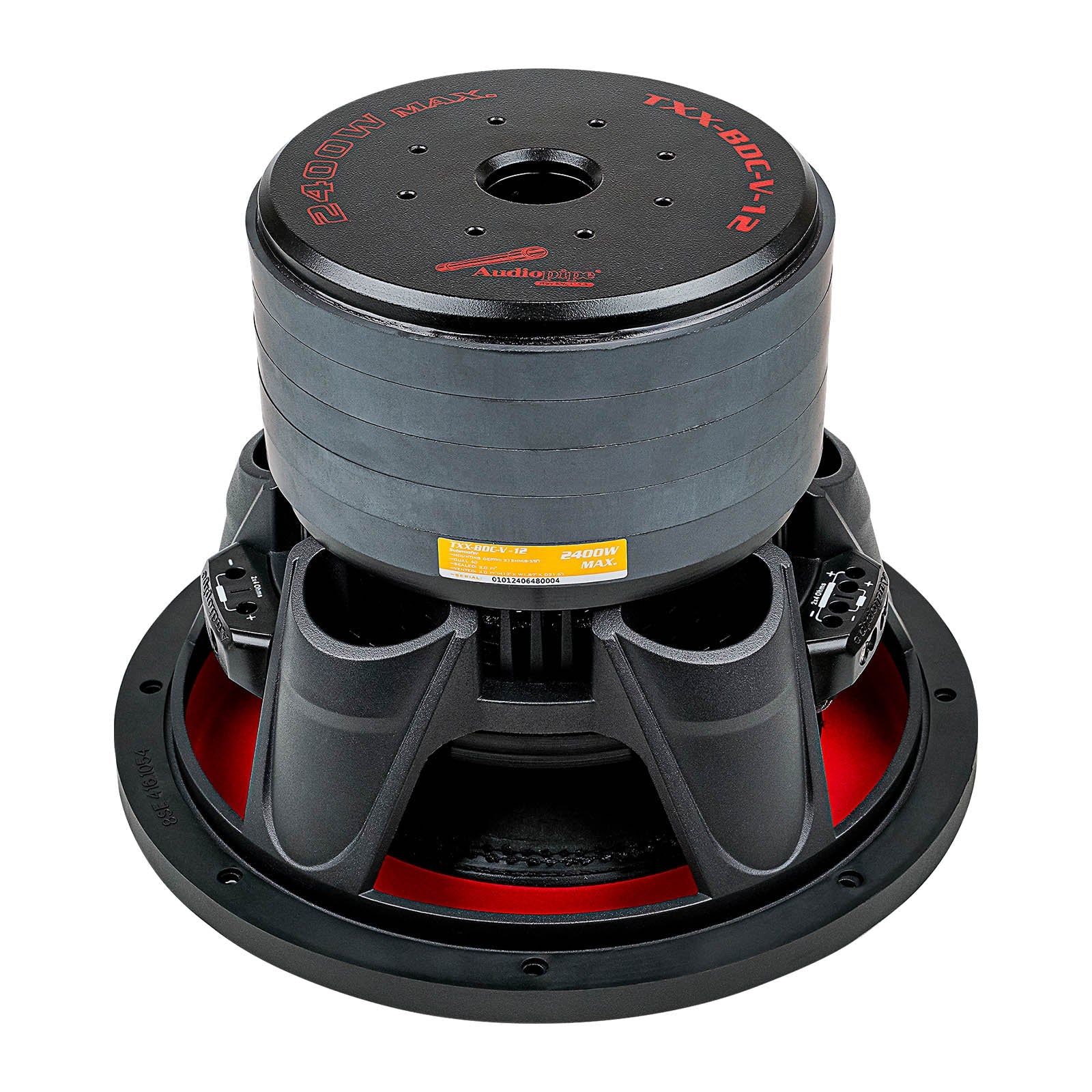 Audiopipe TXX-BDC-V-12 | 12" 1200W RMS Subwoofer DVC 4-Ohm