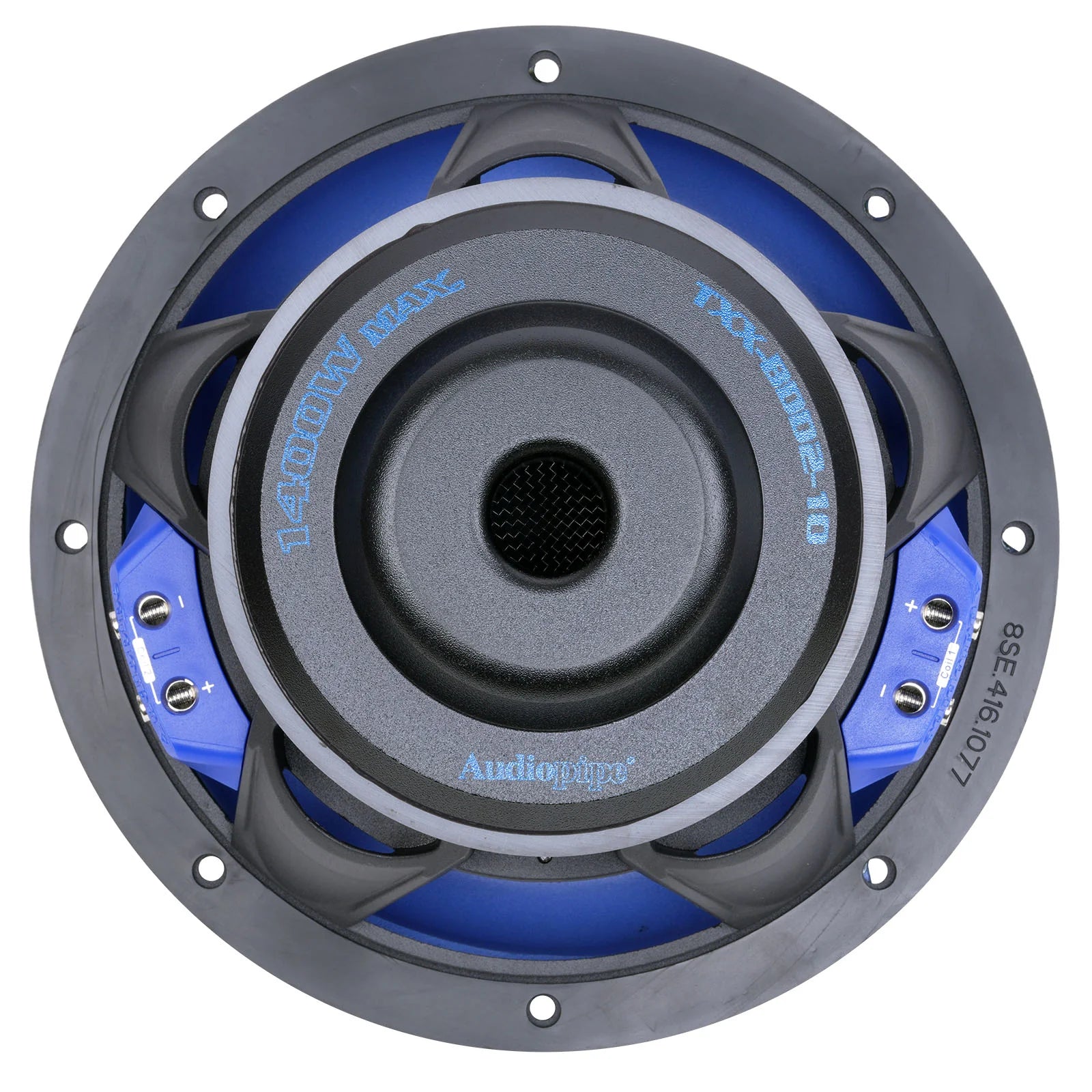 Audiopipe TXX-BDD2-10 | 10” 700W RMS Double Stack High Power Subwoofer DVC