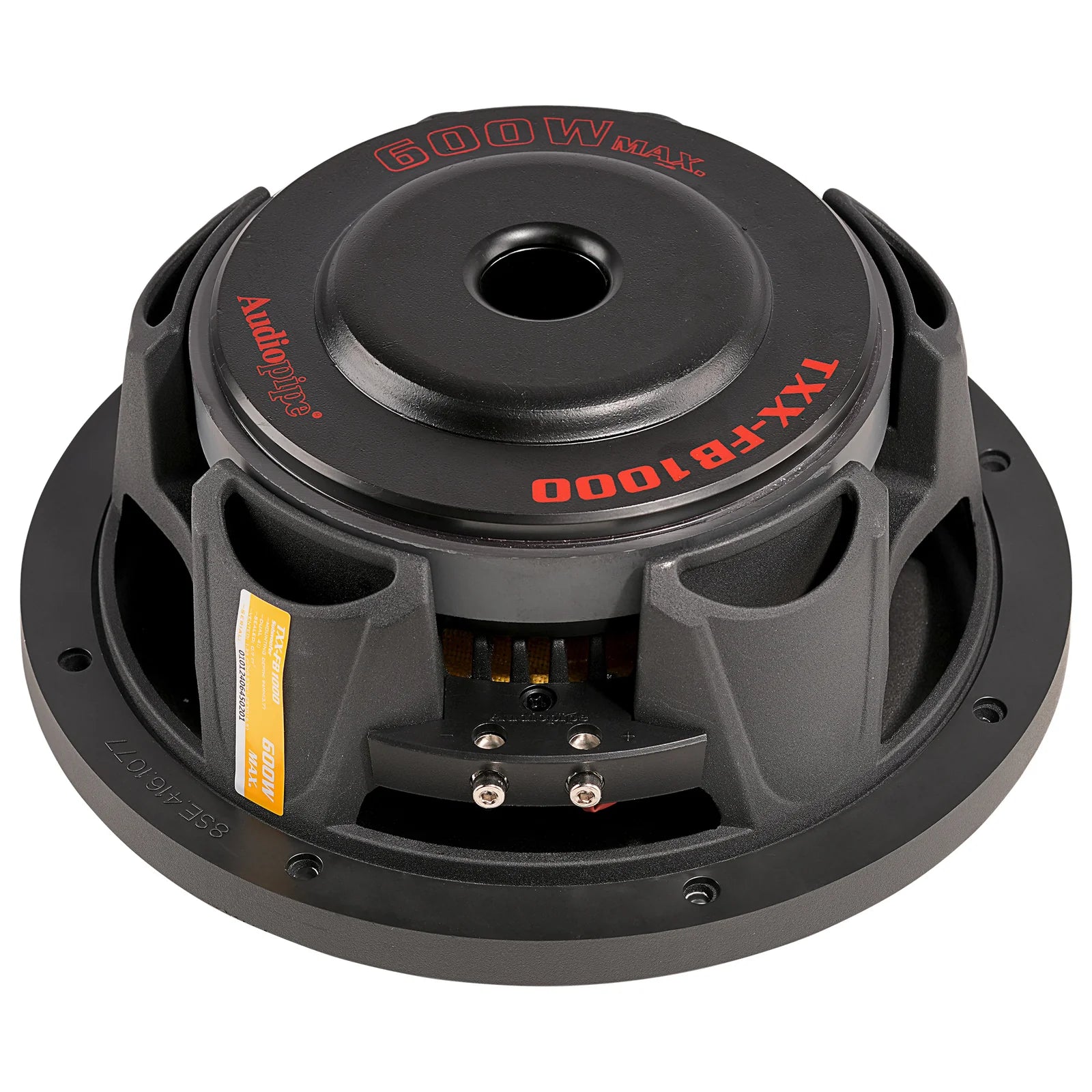Audiopipe TXX-FB1000 | 10" 300W RMS Shallow Mount Subwoofer DVC 4-Ohm