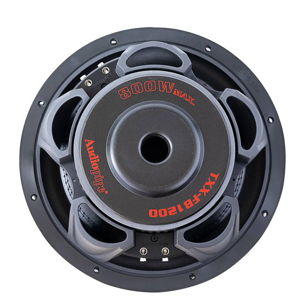 Audiopipe TXX-FB1200 | 12" 400W RMS Shallow Mount Subwoofer DVC 4-Ohm