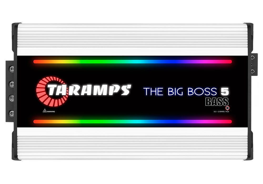 Taramps Big Boss 5 Bass 5000W RMS Monoblock Amplifier 0.5-Ohm~2-Ohm