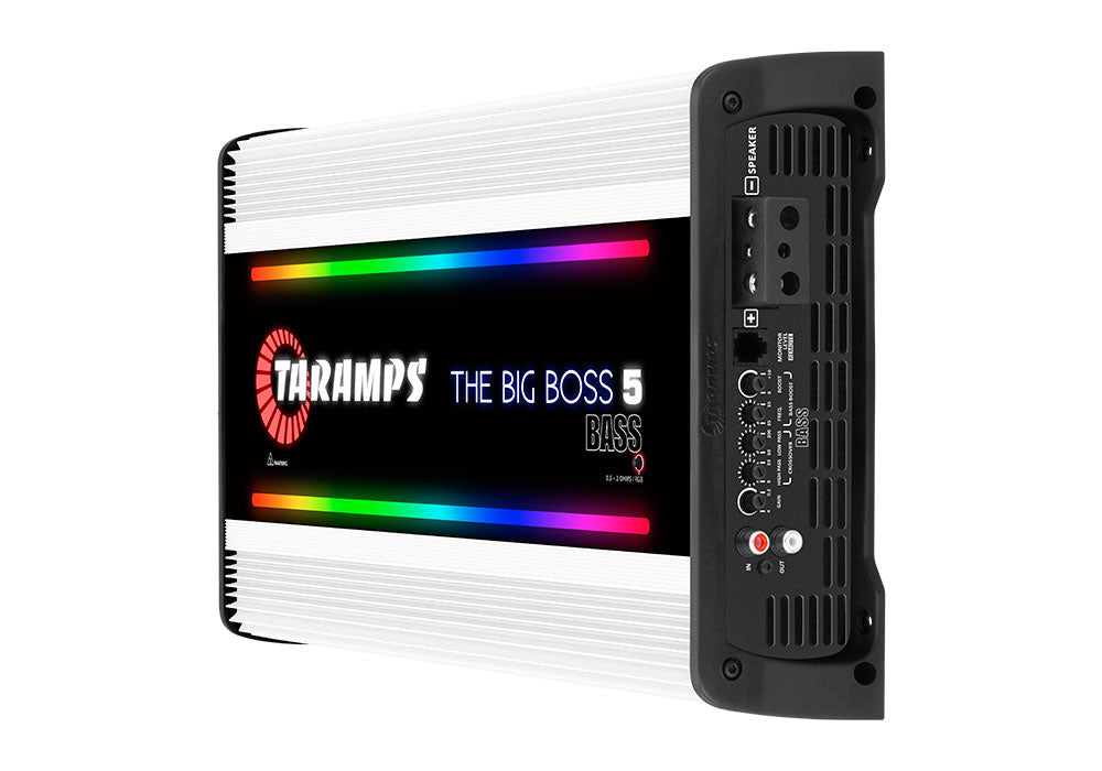 Taramps Big Boss 5 Bass 5000W RMS Monoblock Amplifier 0.5-Ohm~2-Ohm