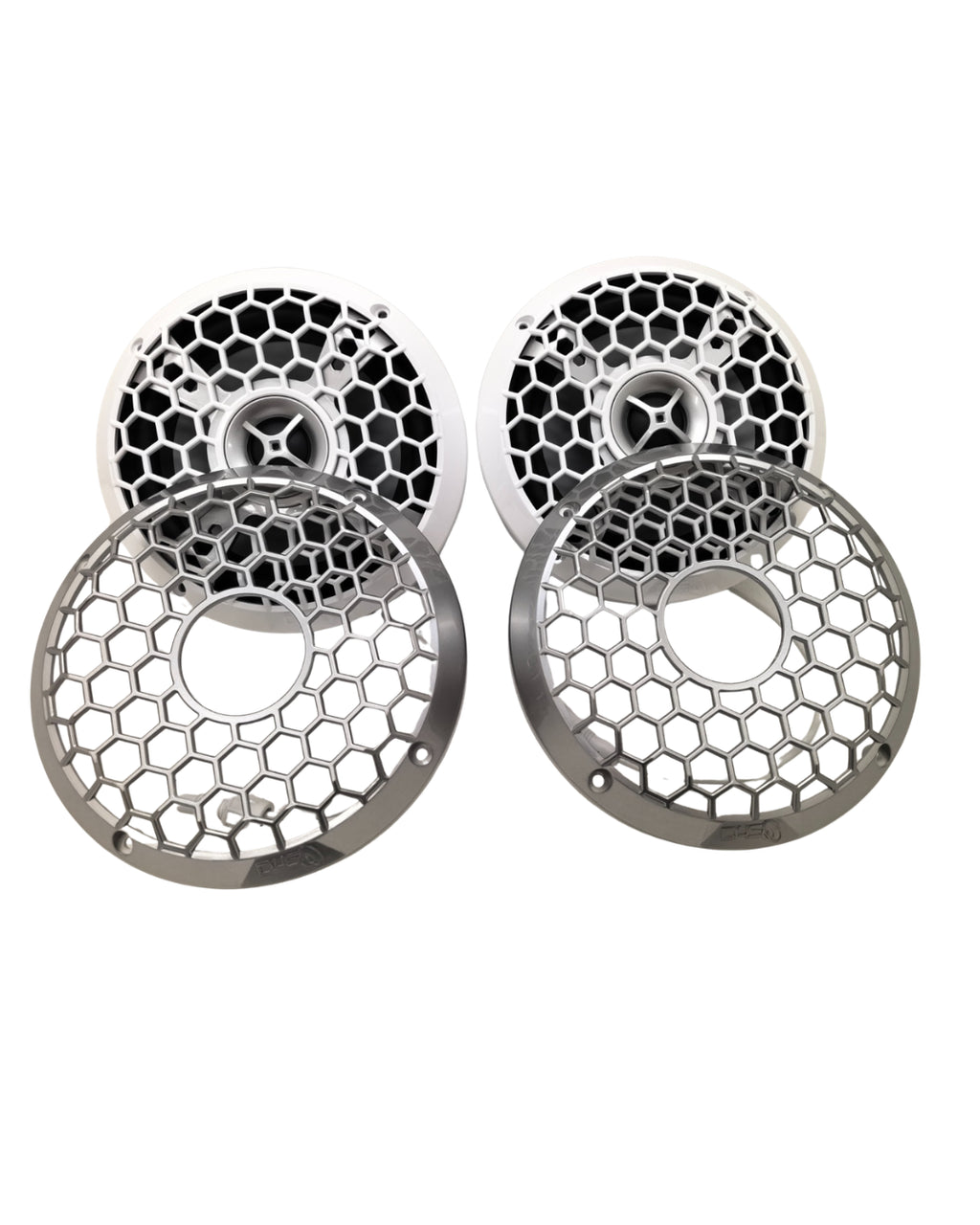 Down4Sound M3 65 | 6.5" 175W RMS Marine RGB LED Coaxial Speakers (Pair)