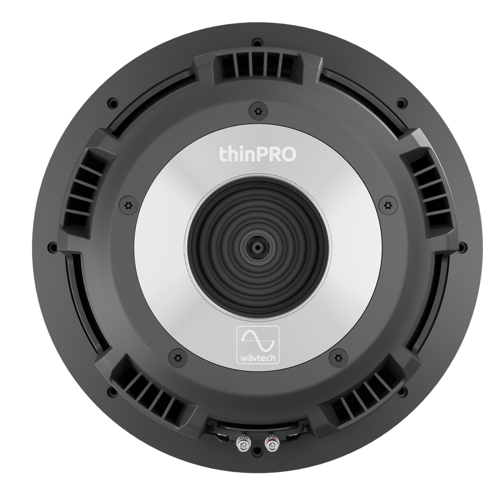 Wavtech ThinPRO12 | 12” 750W RMS Professional Series Shallow Subwoofer DVC