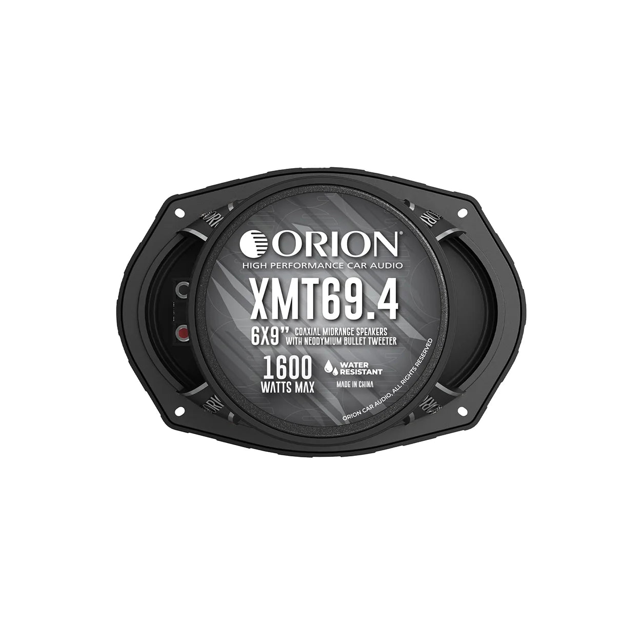 Orion XMT69.4 6x9” 400W RMS Water-Resistant Coaxial Midrange Speaker (Pair)