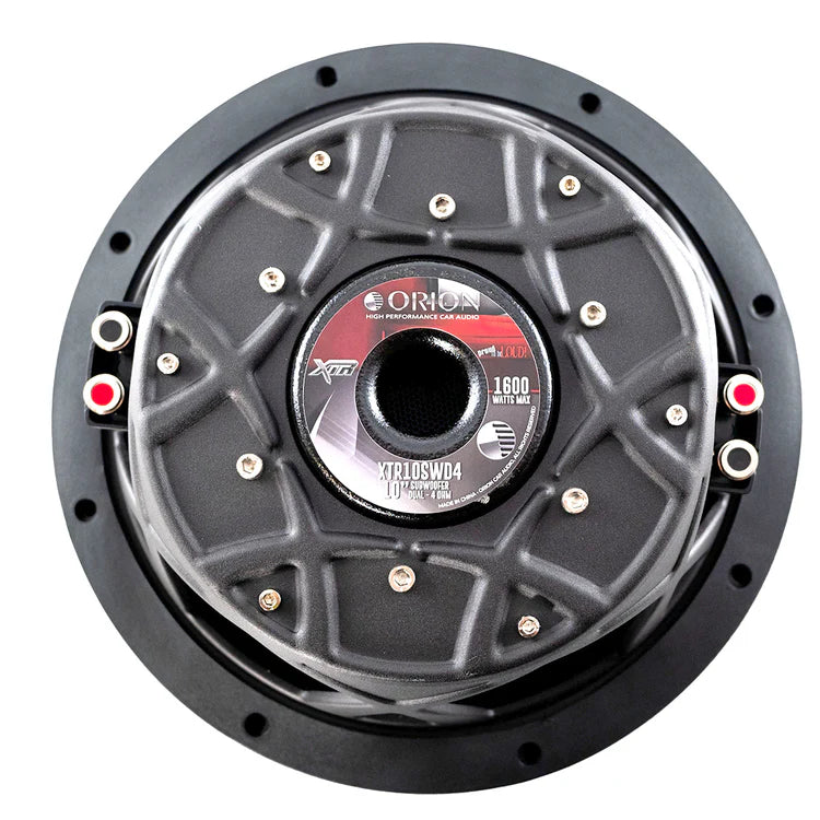 Orion Car Audio XTR10SWD4 10" 400W RMS Shallow Subwoofer DVC 4-Ohm