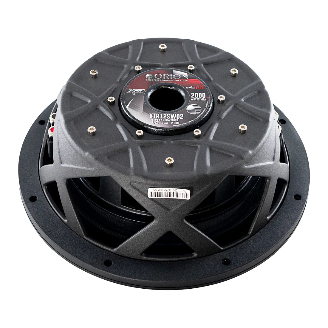 Orion XTR12SWD2 12" 500W RMS Shallow Subwoofer 2-Ohm DVC