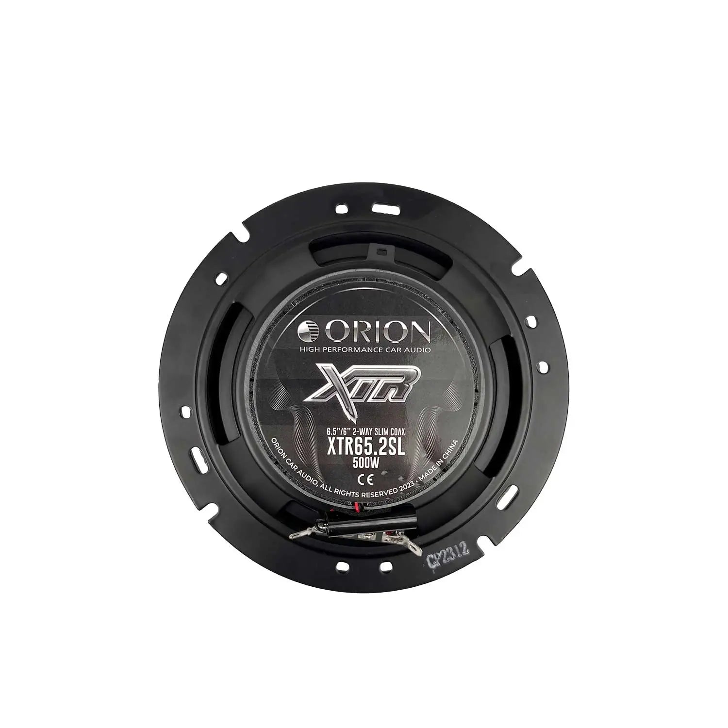 Orion XTR65.2SL 6.5" 2-Way 60 Watts RMS/240 MAX Coaxial Shallow Speakers