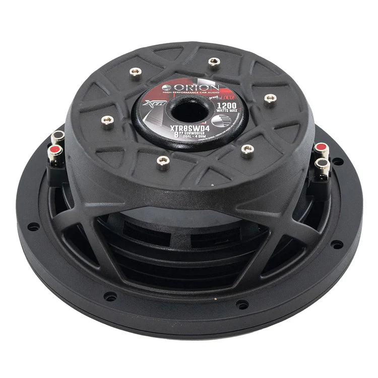 Orion Car Audio XTR8SWD4 8" 300W RMS Shallow Subwoofer DVC 4-Ohm