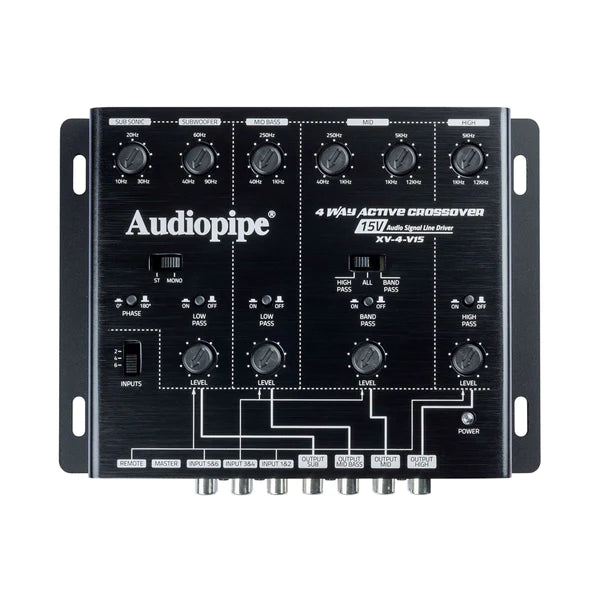 Audiopipe XV-4-V15 4-Way Active Crossover